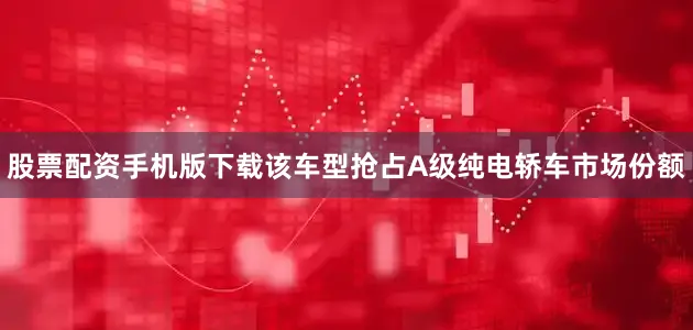 股票配资手机版下载该车型抢占A级纯电轿车市场份额